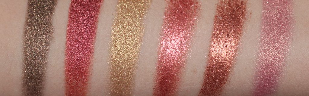 Swatches 1 Textured Shadows Palette Huda Beauty